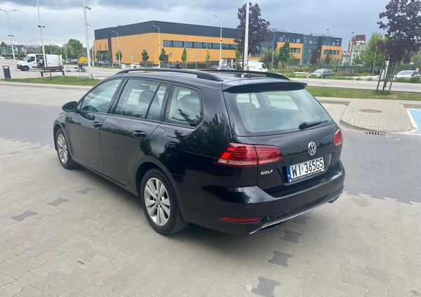 Volkswagen Golf cena 39850 przebieg: 297500, rok produkcji 2018 z Warszawa małe 781